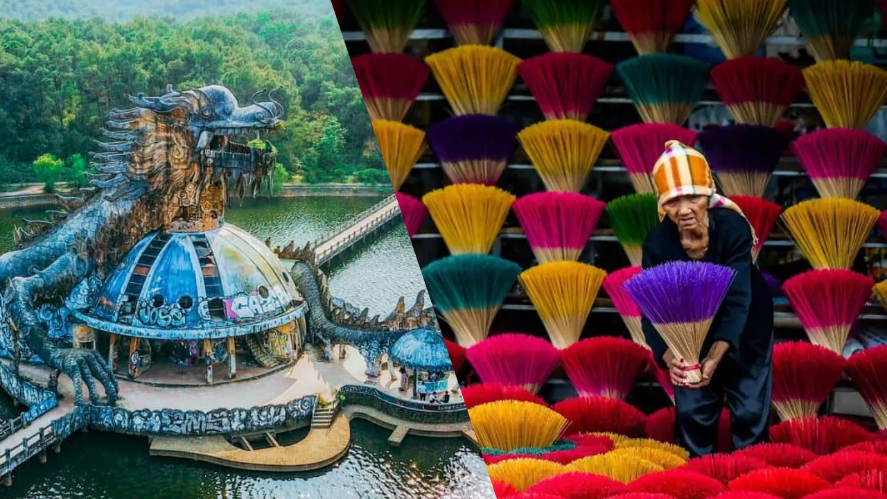 Abandoned Water Park and Thủy Xuân Incense Village