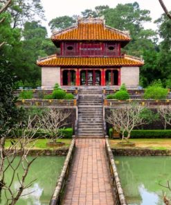 Minh Mang Tomb Symmetry and Solemn Majesty