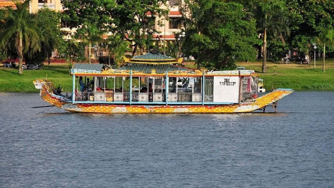 Taking a Dragon Boat Cruise