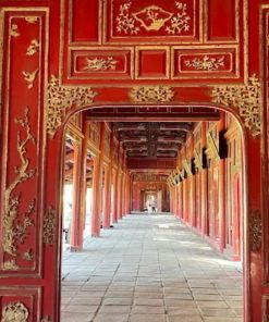 Corridor inside Forbidden Purple city